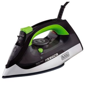 Ferro A Vapor Fx2700b2 1200w Cerâmica Gliss Black+decker Preto Com Verde 220v