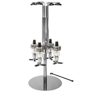 Dispenser Bebidas Giratório Dosador Automático 4 Garrafas