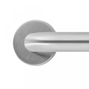 Barra de Apoio Escovada 90cm Aço Inox Astra Prata