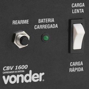 Carregador De Bateria Cbv1600 1600w Vonder 220v
