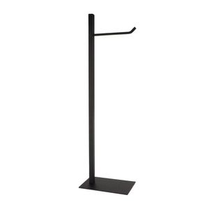 Papeleira De Chão 1 Haste Inox Square Sq12575 Ducon Metais Preto Fosco
