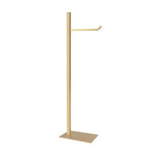 Papeleira De Chão 1 Haste Inox Square Sq12275 Ducon Metais Ouro Fosco