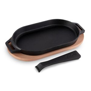 Chapa de Ferro Fundido com Base de Madeira Ooni Pizza Ovens