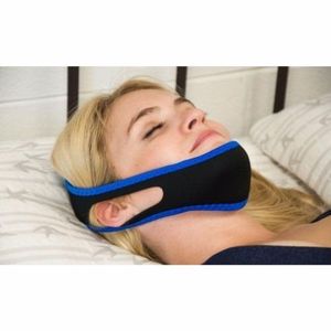 Cinta Faixa Em Neoprene Ajustável Com Elástico Anti Ronco