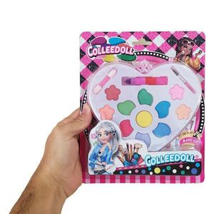 Estojo Maquiagem Infantil Crianças Coração Paleta 11 Nº7