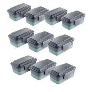 Conjunto De Lunch Box Verde Electrolux - 10 Unidades