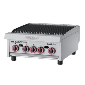 Char Broiler A Gás 60cm Metalcubas Chb60
