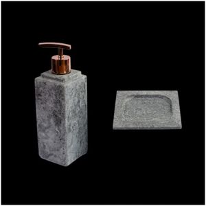 Kit Banheiro Bancada Lavabo Luxo Em Pedra Sabão N02 Rosê