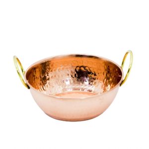 Tachinho Mini De Cobre Puro Servir E Decorar Com Alças 9Cm