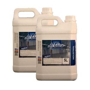 Kit 2 Acabamento Acrílico Polilux Limpeza Carro Líquida 5l