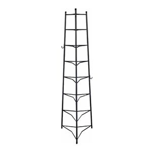 Tripé Porta Panelas Estrela Preto 8 Compartimentos 150cm