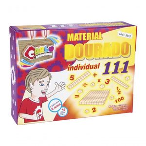 Material Dourado Individual 111 Pc Mad Cx Papel