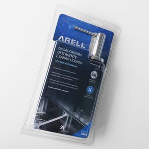 Dosador Sabão Líquido Inox Cromado Bancada Ds02ab