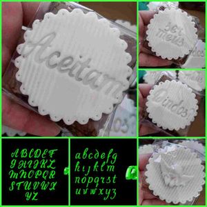 Marcador Alfabeto Letras Cursivas (maiúsculo E Minúsculo) Mod 1 Tamanho 2,5 Cm