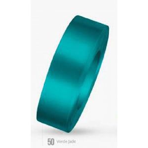 Fita De Cetim Tecida -10 Metros/22 Mm/ Verde Jade Nº 50