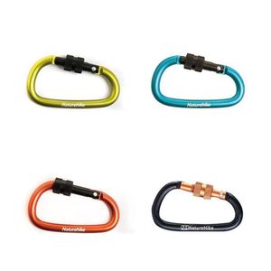 Mini Mosquetão Chaveiro Screw 6 Cm Laranja Laranja