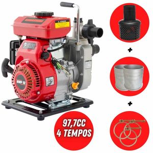 Motobomba Kwp12 à Gasolina 97,7cc 2,4hp 4t Para água Limpa