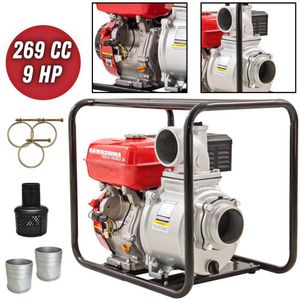 Motobomba Gw400a 4" à Gasolina 269cc 9hp 4t 33mca