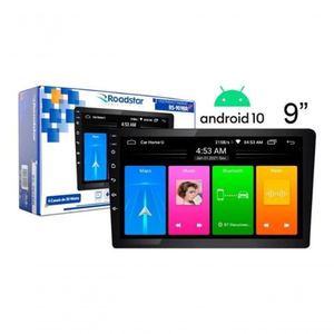 Multimidia Roadstar 9'' Gps Bluetooth Espelhamento Ios