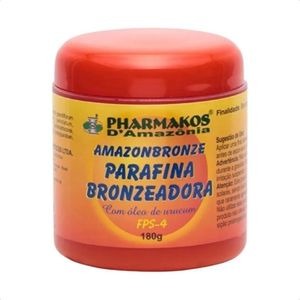 Parafina Bronzeadora Amazonia Bronze Pharmakos 180g Urucum
