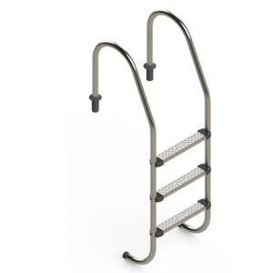 Escada Para Piscina Com 3 Degraus Em Aço Inox