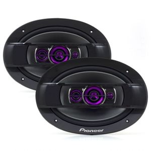 Par De Alto-falantes Pioneer Ts69606x9'' 100w Rms Preto