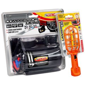 Kit Compressor e Lanterna Led Luxcar