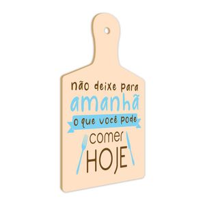 Placa Tabua De Carne Cozinha Mdf3Mm