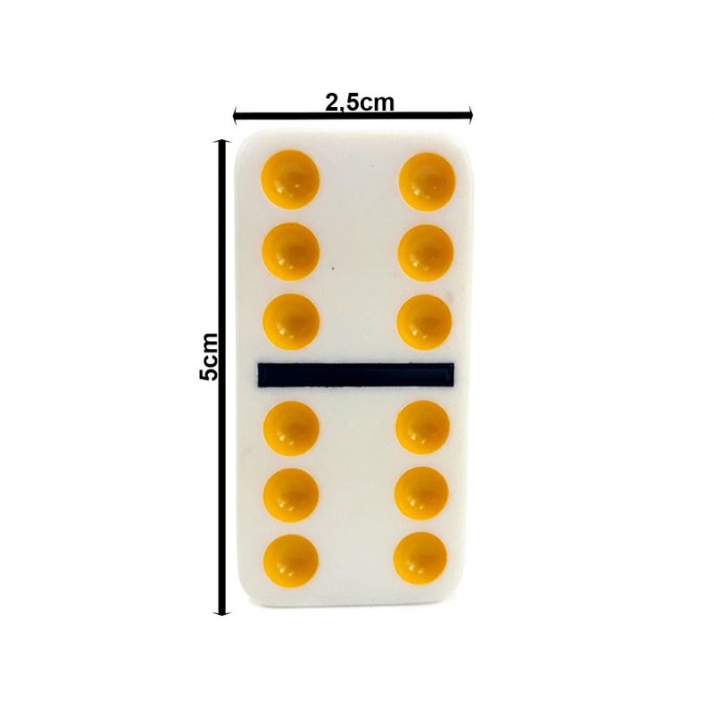 Jogo Dominó Tradicional Plást. 28 Pçs Ref 030 - WebContinental