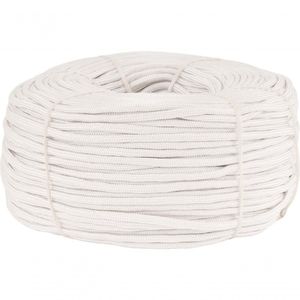 Corda Multifilamento Trançada 3,0mm 1,0kg 277 Metros Branca