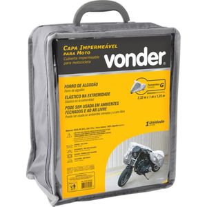 Capa Impermeável Para Motos Tam. G Vonder
