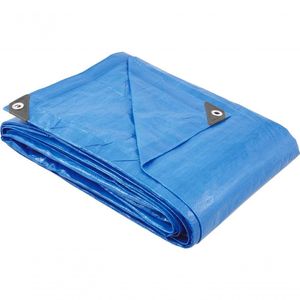 Lona Polietileno 8X5M Azul 150 Micras Média - Vonder