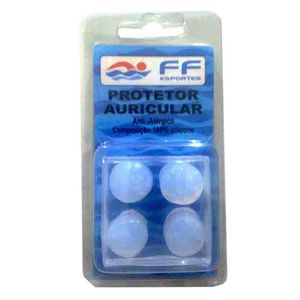 Tampão De Ouvido Ou Protetor Auricular 100% Silicone Cores:incolor