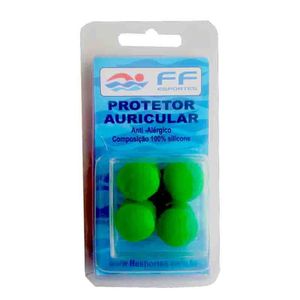 Tampão De Ouvido Ou Protetor Auricular 100% Silicone Cores:verde