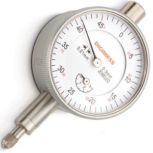 Relógio Comparador - Cap. 0-3 Mm - Graduação De 0,01mm - Diâmetro Do Mostrador ø42mm Tampa Lisa