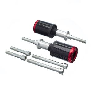 Slider Universal Bering Batente (Par) Carbon Aluminio Vermel