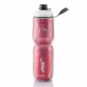 Garrafa Caramanhola Squeeze Térmica Ptk Para Bicicleta 700ml Vermelha