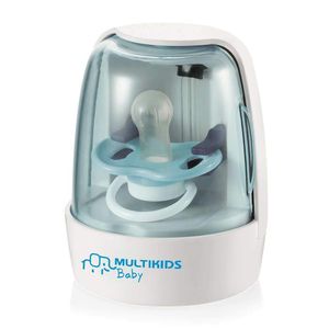 Esterilizador De Chupeta Bico Mamadeira Portátil Branco Azul