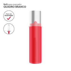 Refil P/Marcador De Quadro Branco 12 Unidades Vermelho
