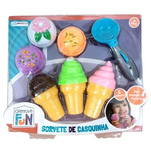 Creative Fun Sorvete De Casquinha Multikids -Br651 Cores Div