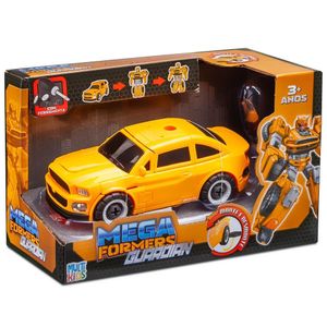 Carrinho Transformável Guardian Amarelo C/Ferramenta Amarelo