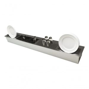 Escovado Pia Cozinha Calha Inox Gourmet 150cmcm Ino