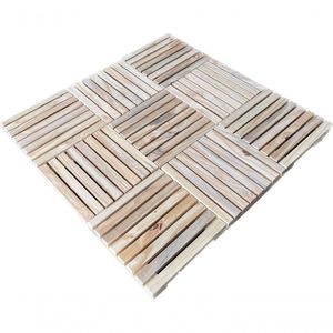 Combo 4 Unidades Deck Moderno 50x50 Para Garagem