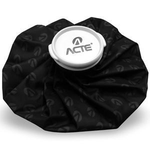 Bolsa De Gelo Pequena Acte Sports R30P Com Cinta Preto E Azul