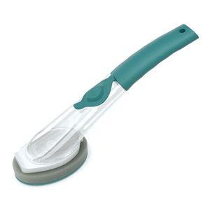 Conjunto Esponja E Escova Com Dispenser Flashlimp Verde