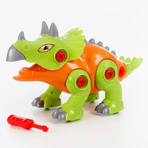 Brinquedo Educativo Maral Triceratops Com Som Solapa 4172 Laranja