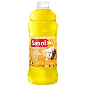 Eliminador Odores Sanol Dog Citronela 2 Litros Amarelo