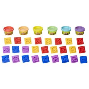 Conjunto de Massinha Hasbro Play-doh Letras Colorido