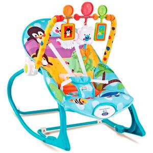 Repouseira Baby Style Pinguim Star Baby Até 18kg Azul