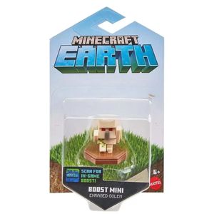 Mini Figura Minecraft Earth 4Cm Futuro Golem Furioso